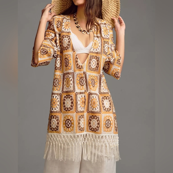 NWT ANTHRO | Crochet Tunic - Picture 2 of 4